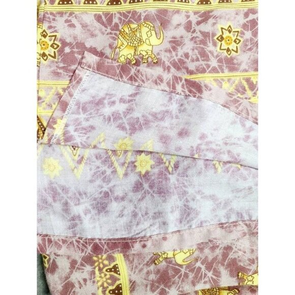 Vintage Elephant Print Set, 90s Wrap Skirt and Top, Elephant Print, Boho Set - Picture 10 of 10